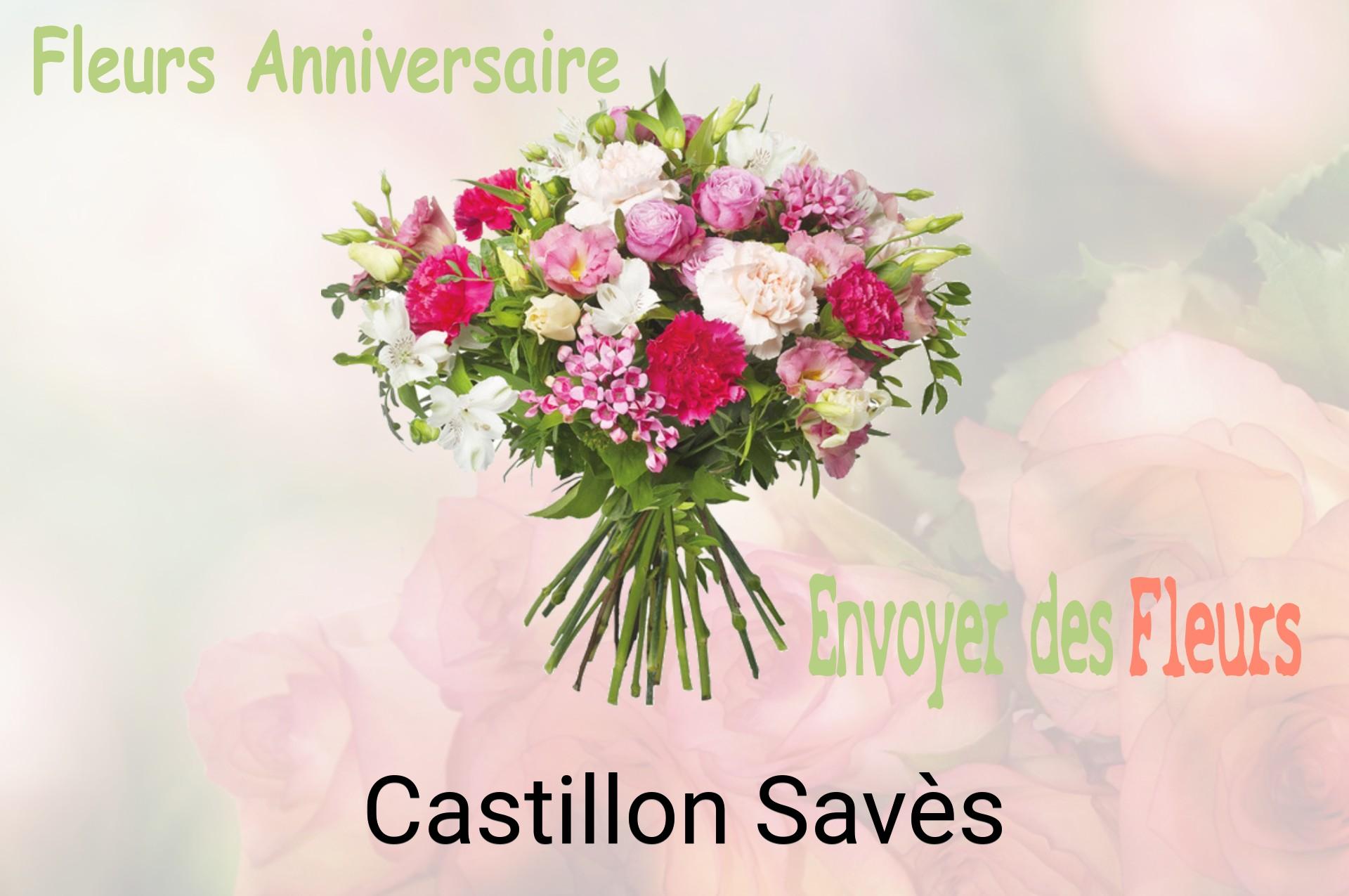 Bouquet de fleurs d’anniversaire livré à Castillon-Savès