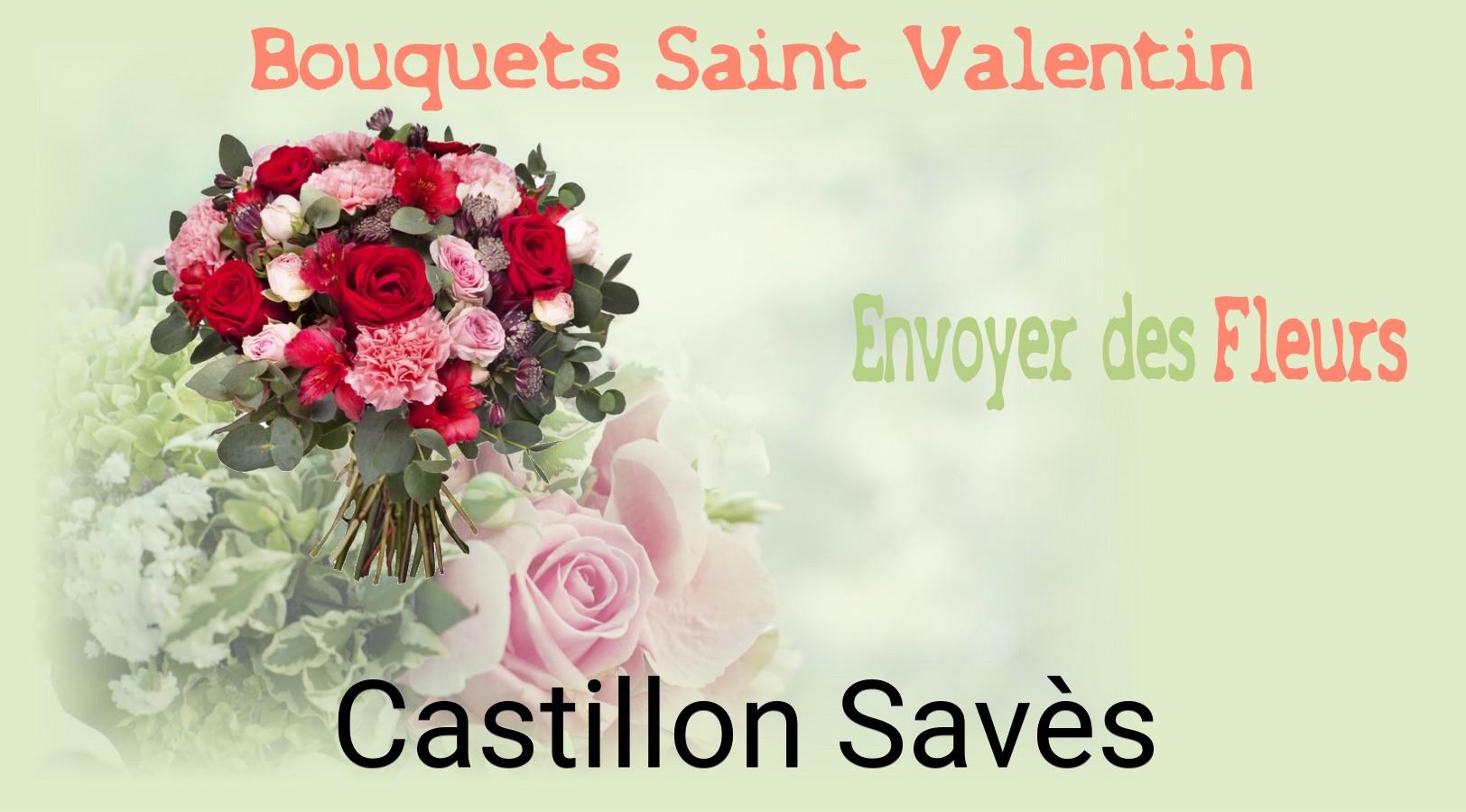 Roses de Saint-Valentin livrées à Castillon-Savès